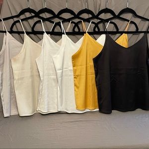 Satin Camis - set of 6